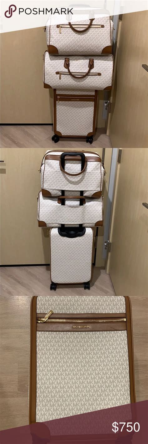 set michael kors luggage|Michael Kors luggage set outlet.